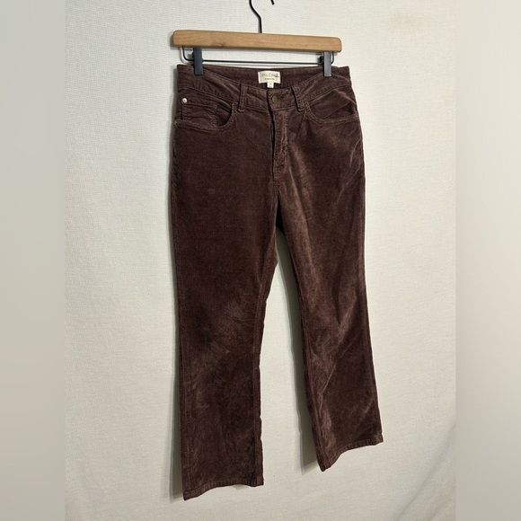 Anthropologie Pilcro Yaya Corduroy Crop Flare Jeans Womens 29 - Picture 6 of 8